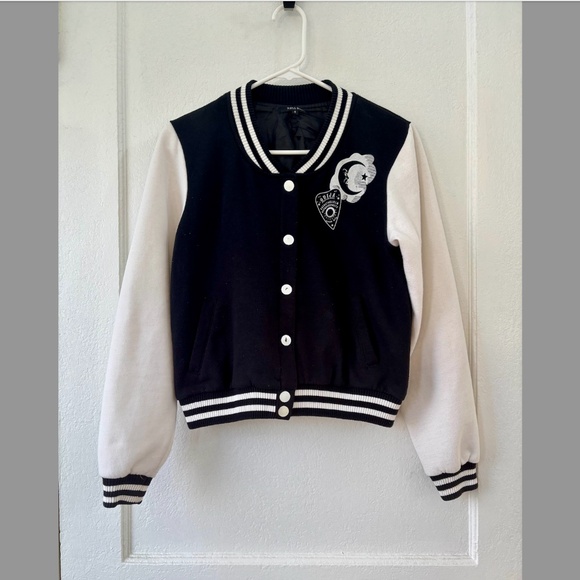 Size S Ouija Board Varsity Jacket - Picture 2 of 9